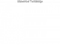 stawenow-textdesign.de Webseite Vorschau