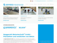 noggerath-betontechnik.de Webseite Vorschau