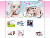 baby-karte.at Webseite Vorschau