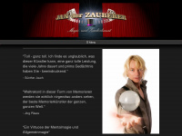 zauberer-mentalmagie.ch Webseite Vorschau