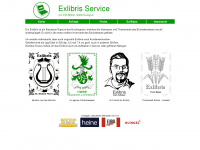 exlibris-service.de Webseite Vorschau