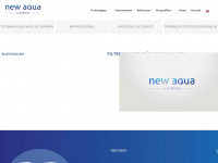 new-aqua.de Webseite Vorschau