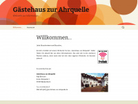 gaestehaus-zur-ahrquelle.de Webseite Vorschau