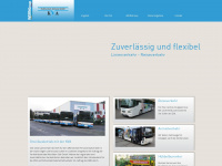 kraftverkehr-alchetal.de Webseite Vorschau