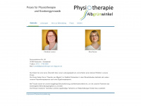 physiotherapie-am-albgruen.de Webseite Vorschau