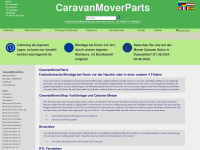 caravanmoverparts.de Webseite Vorschau