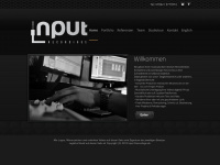 input-recordings.de Webseite Vorschau