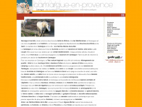 camargue-en-provence.com Webseite Vorschau