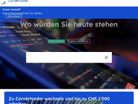 cornertrader.ch Webseite Vorschau