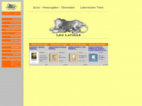 leolatinus.de Webseite Vorschau
