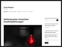aktienblogger.com Webseite Vorschau