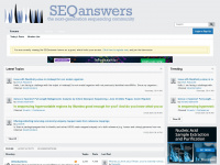 seqanswers.com Webseite Vorschau