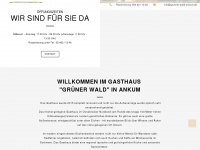 gruener-wald-ankum.de Webseite Vorschau