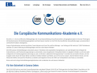 ek-akademie.de Webseite Vorschau