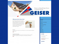 geiser-gmbh.net Webseite Vorschau