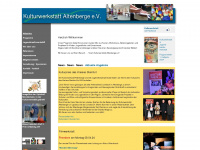 kulturwerkstatt-altenberge.de Webseite Vorschau