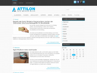 attilon.de Webseite Vorschau