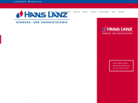 hans-lanz.de Webseite Vorschau