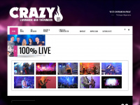 crazy-liveband.de Webseite Vorschau