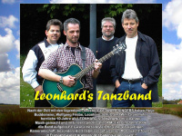 leonhards-tanzband.de Webseite Vorschau