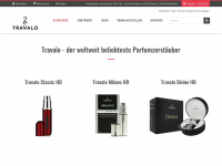 travalo.ch Webseite Vorschau