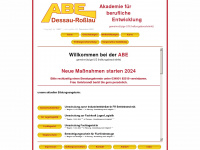 abe-rosslau.de Webseite Vorschau