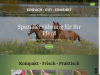 pferdegras.de Webseite Vorschau