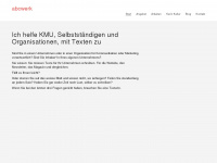 abcwerk.ch Webseite Vorschau