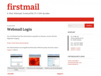 firstmail.li Webseite Vorschau