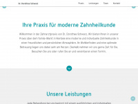 zahnarzt-drschwarz.de Webseite Vorschau