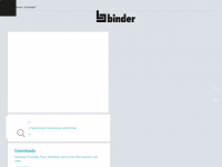binder-connector.com Webseite Vorschau