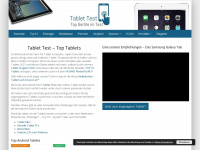 tablet-test-top.de Webseite Vorschau