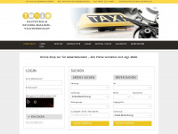 taxieinkauf.de Webseite Vorschau