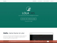 lola-cms.de Webseite Vorschau