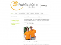 physio-senden.com Webseite Vorschau