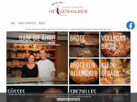 baeckerei-heigenhauser.at Webseite Vorschau