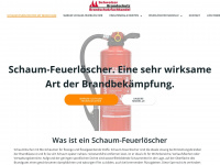 schaum-feuerloescher.ch Webseite Vorschau