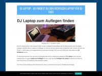 djlaptop.net Webseite Vorschau