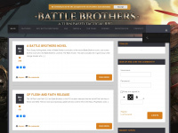 battlebrothersgame.com Webseite Vorschau