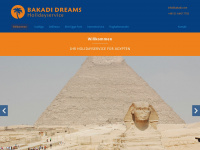 bakadi-dreams.de Webseite Vorschau
