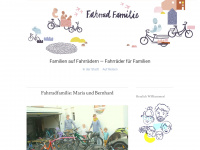 fahrradfamilie.de Webseite Vorschau