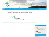 buergerwind-biederbach-elztal.de Webseite Vorschau