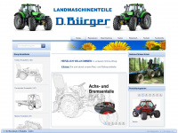 landmaschinenteile.at Webseite Vorschau
