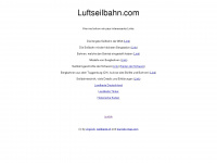 luftseilbahn.com Webseite Vorschau