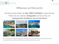 marinas.info Webseite Vorschau