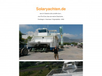solaryachten.de Webseite Vorschau