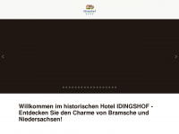 idingshof-hotel-bramsche.de Webseite Vorschau