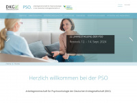 pso-ag.org Webseite Vorschau