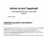 attribui.com Webseite Vorschau
