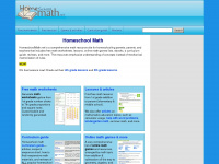 homeschoolmath.net Webseite Vorschau